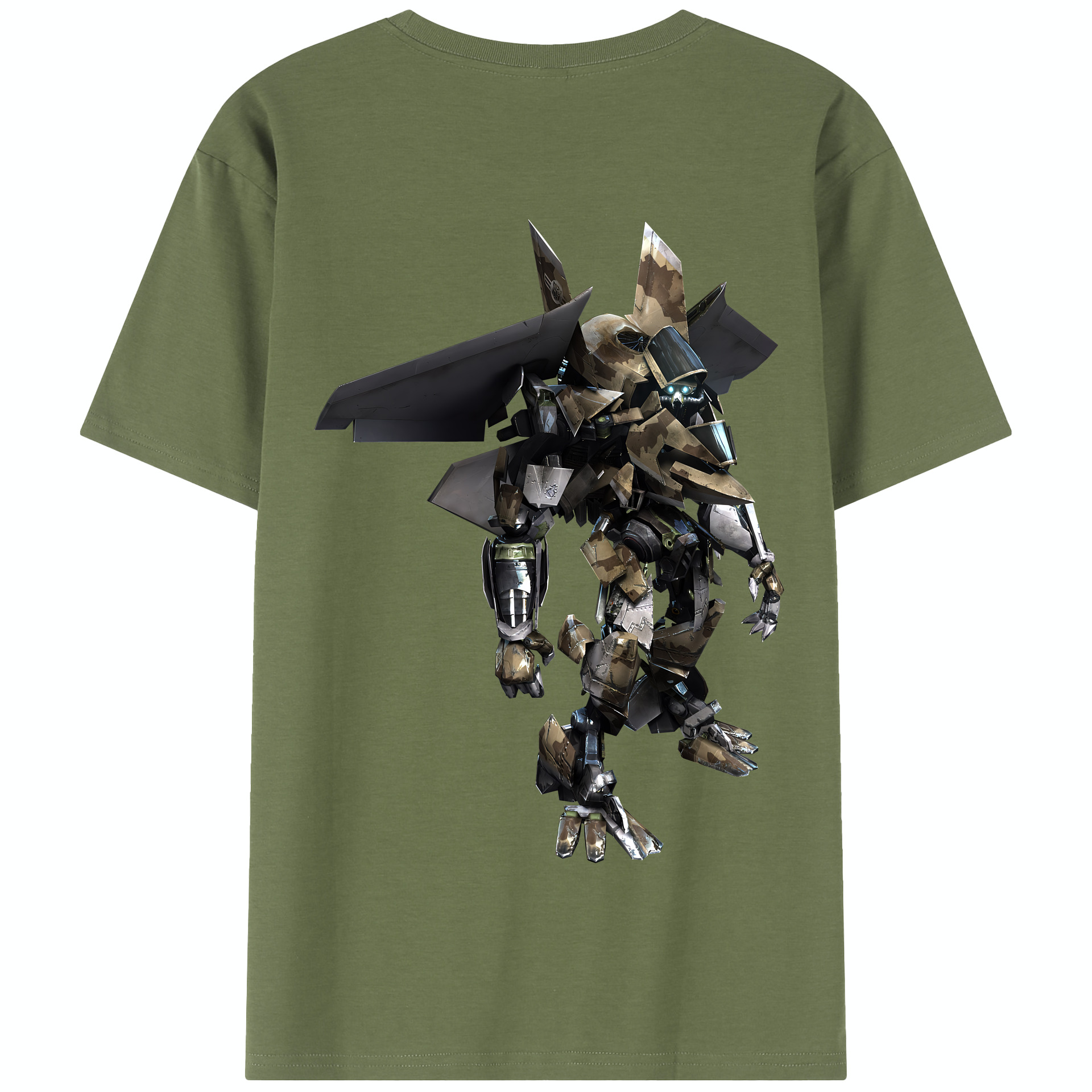 （画像用） Transformers トランスフォーマー 綿100％半袖Tシャツ（背面プリント）